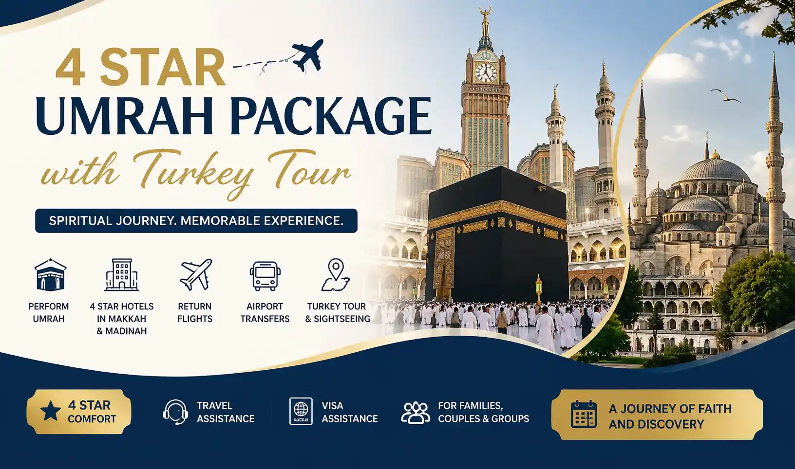 4 Star Umrah Package with Turkey Tour 1